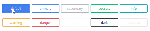 outline buttons